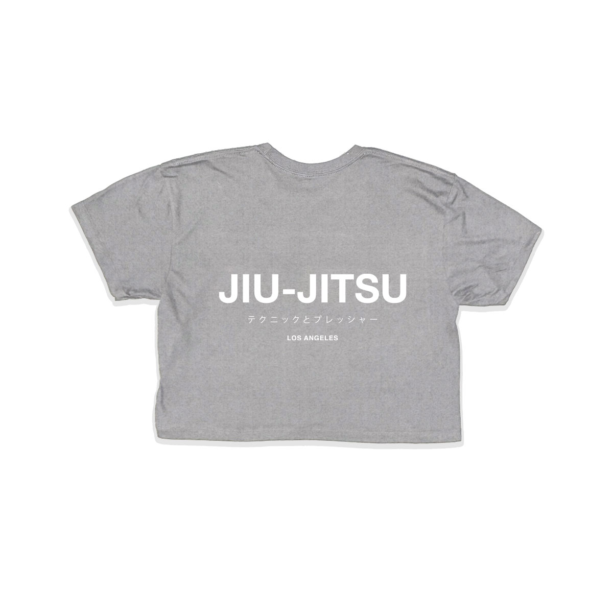Street Crop Tee - Heather Grey