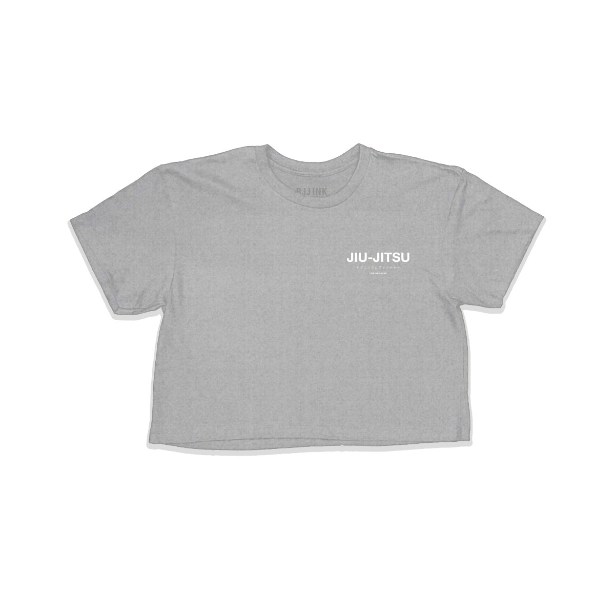 Street Crop Tee - Heather Grey