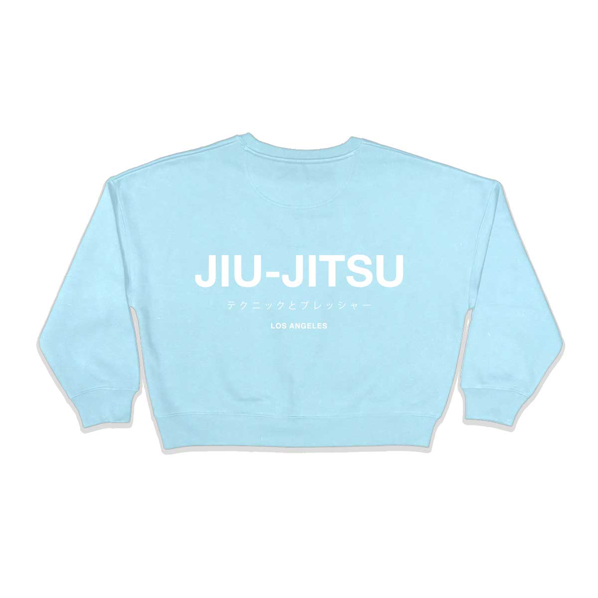 Street Crop Sweatshirt - Powder Blue