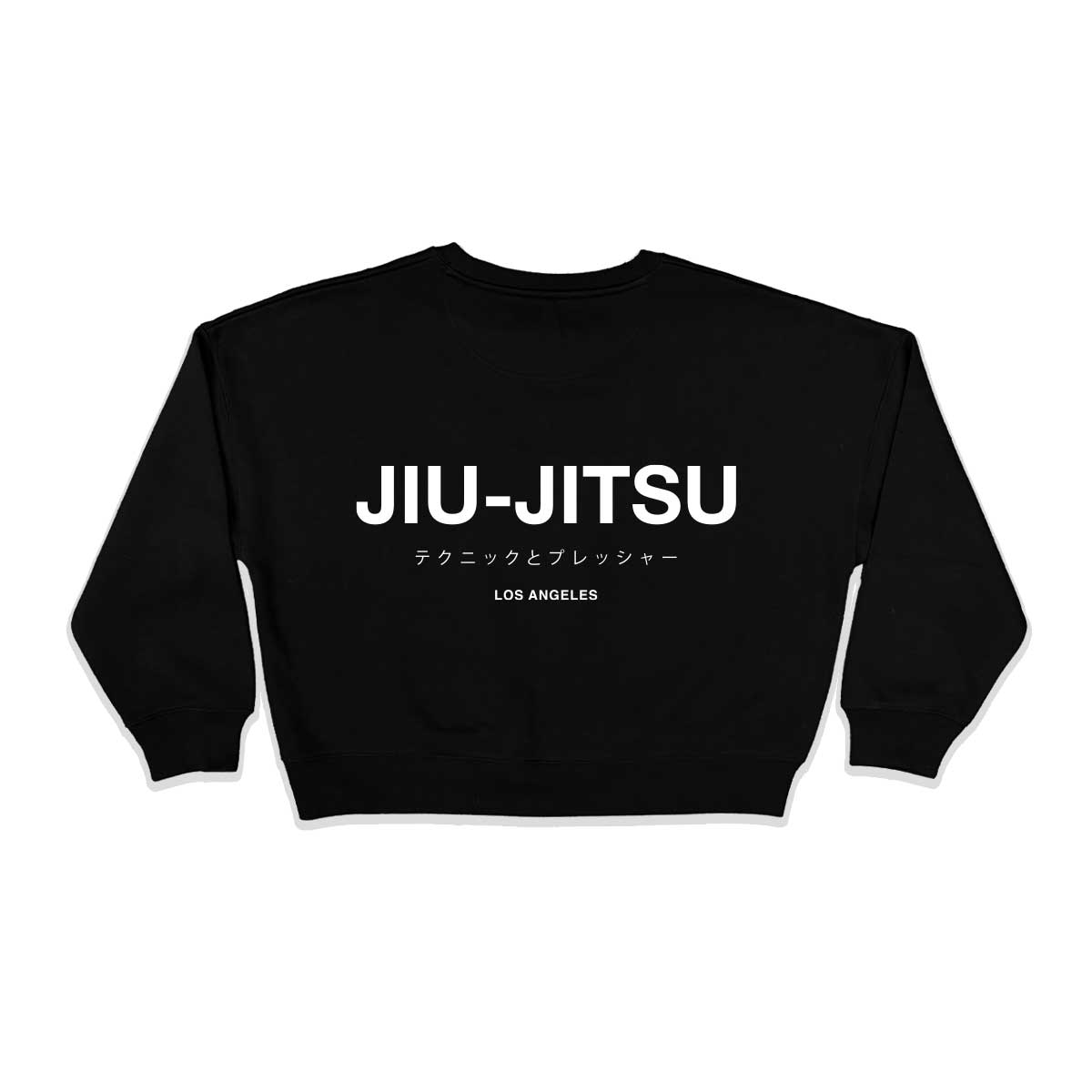 Street Crop Sweatshirt - Black