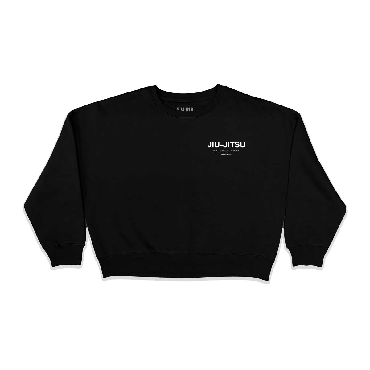 Street Crop Sweatshirt - Black