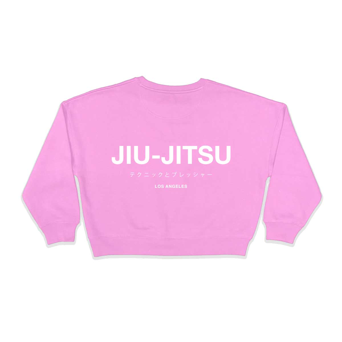 Street Crop Sweatshirt - Bubble Gum Pink